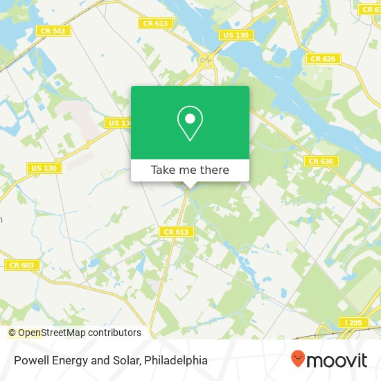 Mapa de Powell Energy and Solar