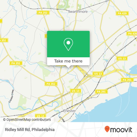 Mapa de Ridley Mill Rd
