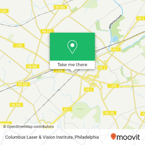 Mapa de Columbus Laser & Vision Institute