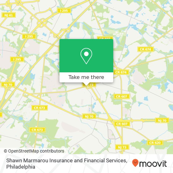 Shawn Marmarou Insurance and Financial Services map