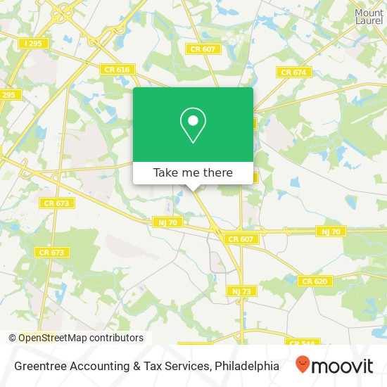 Mapa de Greentree Accounting & Tax Services