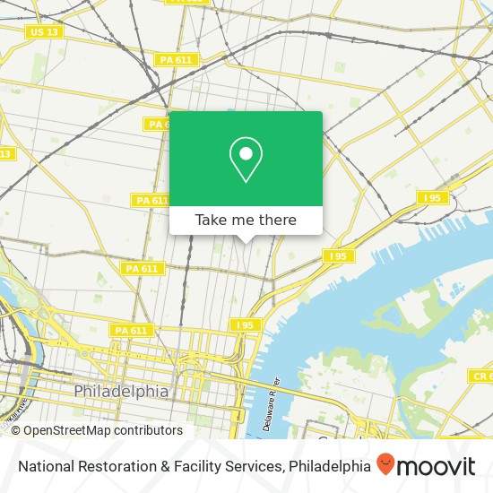 National Restoration & Facility Services map