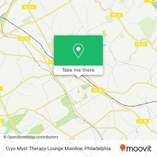 Mapa de Cryo Myst Therapy Lounge Mainline