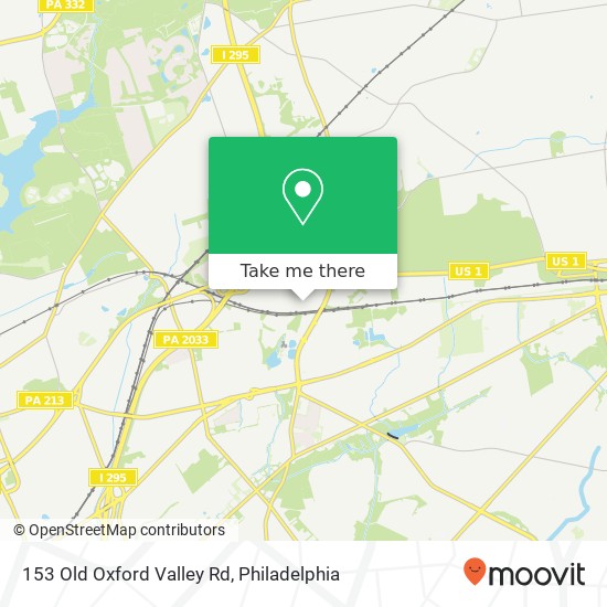 Mapa de 153 Old Oxford Valley Rd
