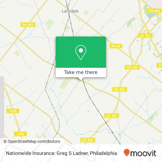 Nationwide Insurance: Greg S Ladner map