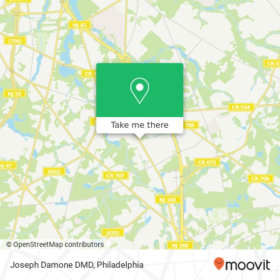 Joseph Damone DMD map