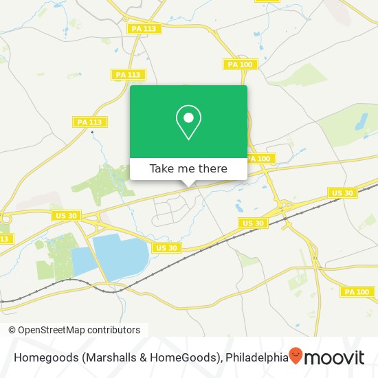 Homegoods (Marshalls & HomeGoods) map