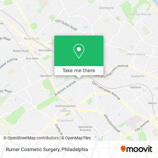 Rumer Cosmetic Surgery map