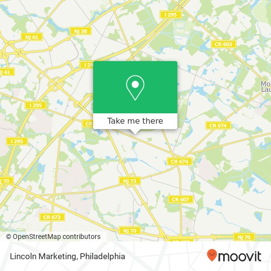 Lincoln Marketing map