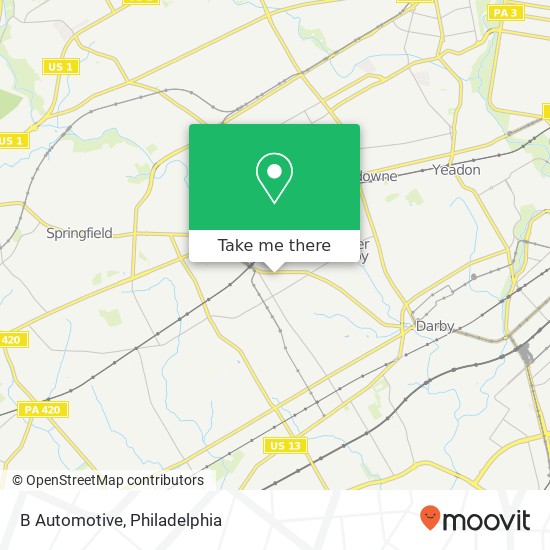 B Automotive map