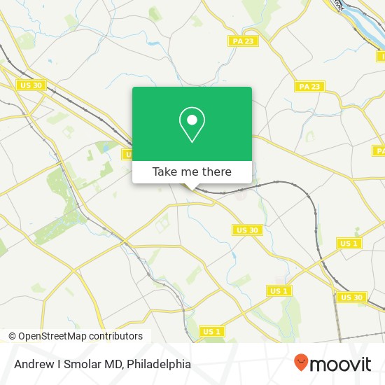 Andrew I Smolar MD map