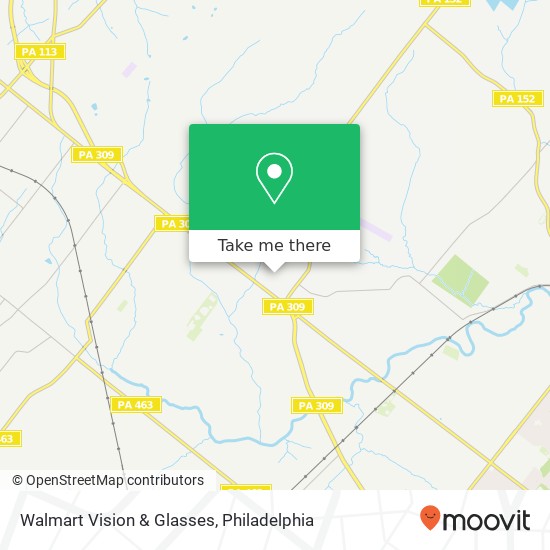 Walmart Vision & Glasses map