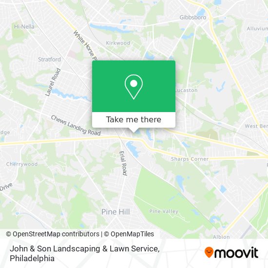 Mapa de John & Son Landscaping & Lawn Service