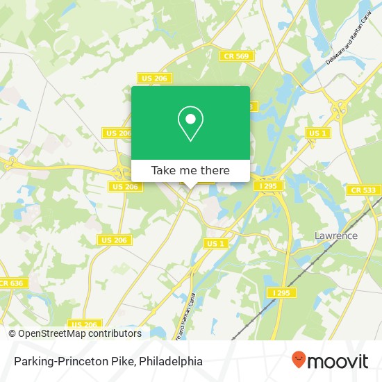 Parking-Princeton Pike map