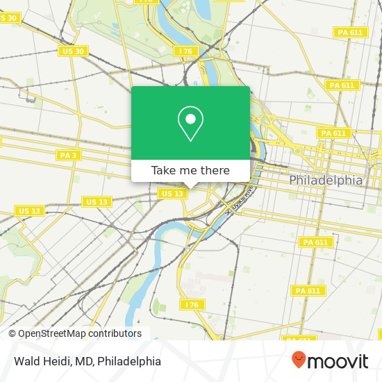 Wald Heidi, MD map