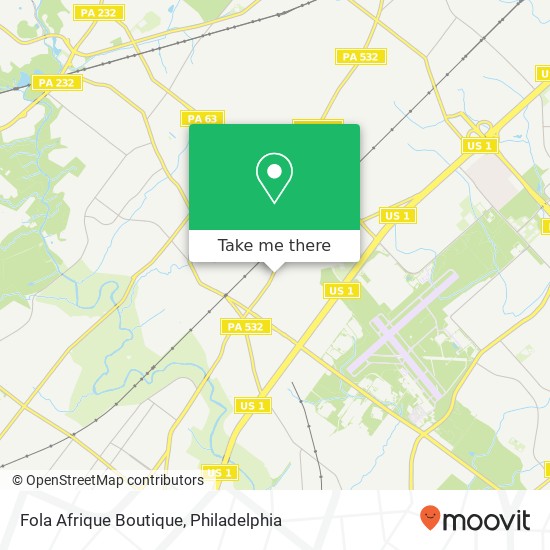 Fola Afrique Boutique map