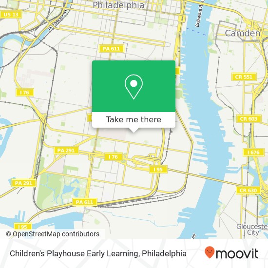Children's Playhouse Early Learning map