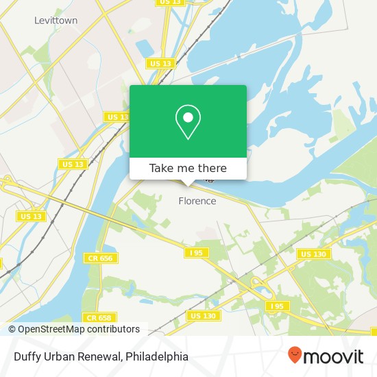 Duffy Urban Renewal map