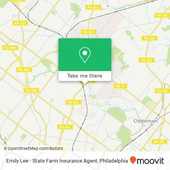 Emily Lee - State Farm Insurance Agent map