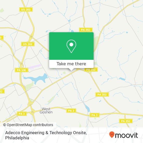 Adecco Engineering & Technology Onsite map