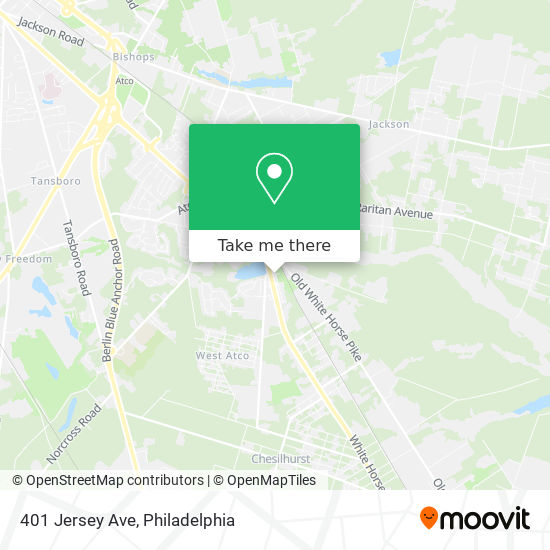 401 Jersey Ave map