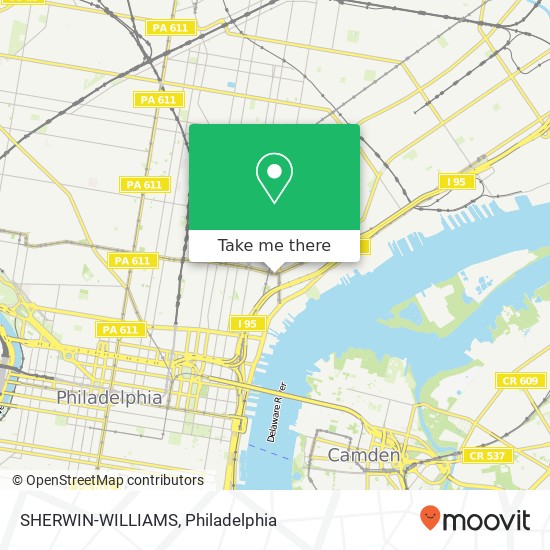 SHERWIN-WILLIAMS map