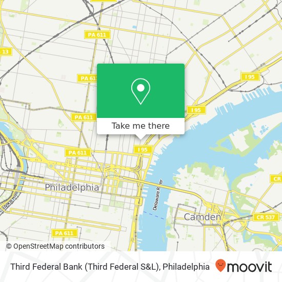 Third Federal Bank (Third Federal S&L) map