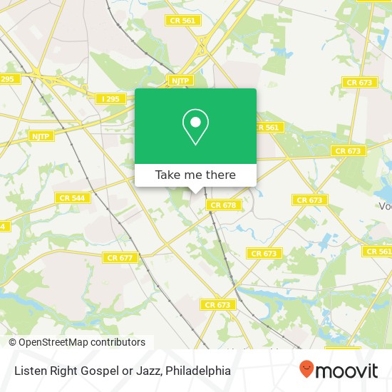 Listen Right Gospel or Jazz map