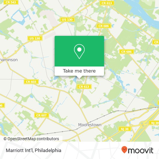 Marriott Int'l map