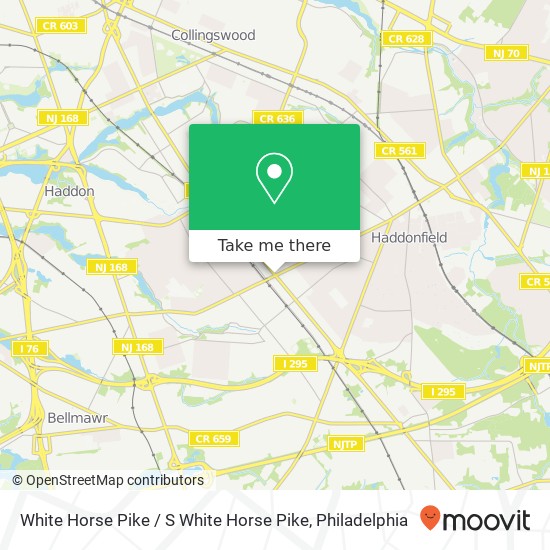 White Horse Pike / S White Horse Pike map