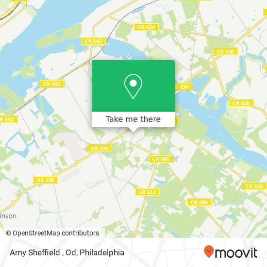 Mapa de Amy Sheffield , Od
