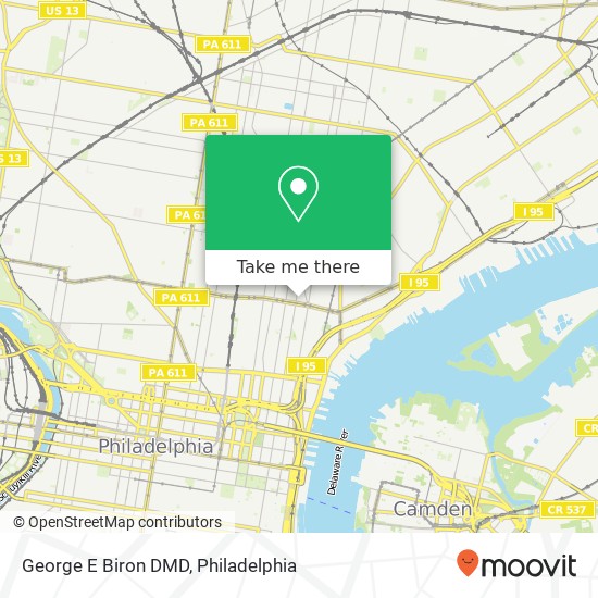 George E Biron DMD map