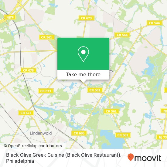 Black Olive Greek Cuisine (Black Olive Restaurant) map