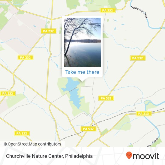 Churchville Nature Center map