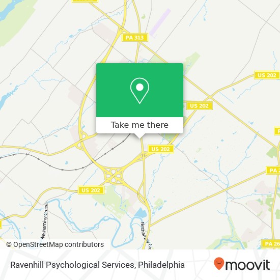 Ravenhill Psychological Services map
