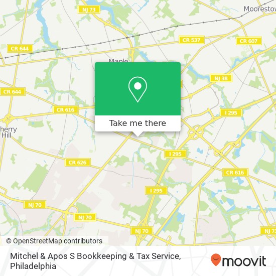 Mapa de Mitchel & Apos S Bookkeeping & Tax Service