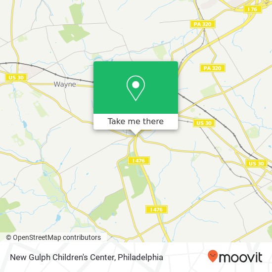 New Gulph Children's Center map