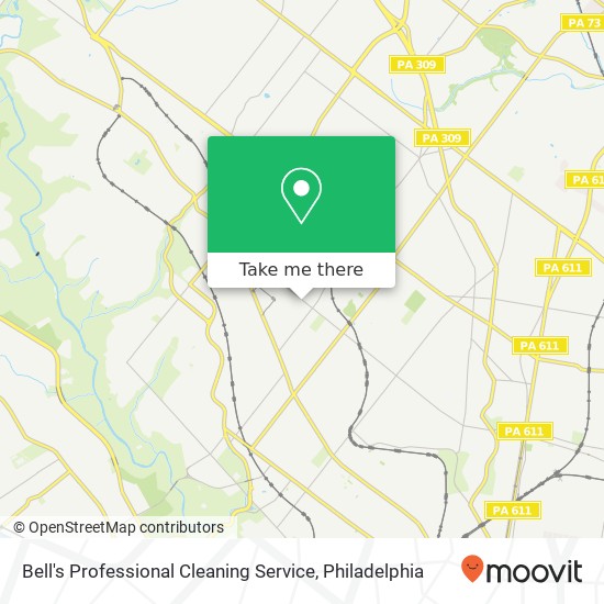 Bell's Professional Cleaning Service map