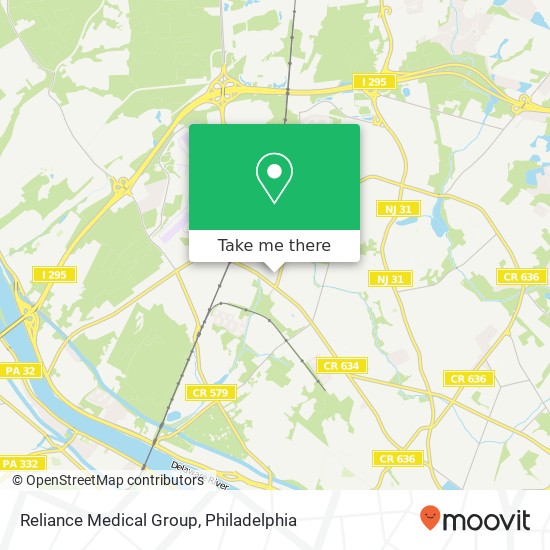 Mapa de Reliance Medical Group