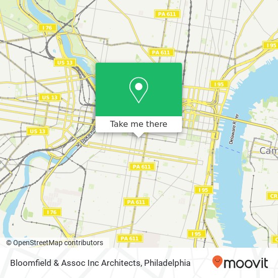 Bloomfield & Assoc Inc Architects map