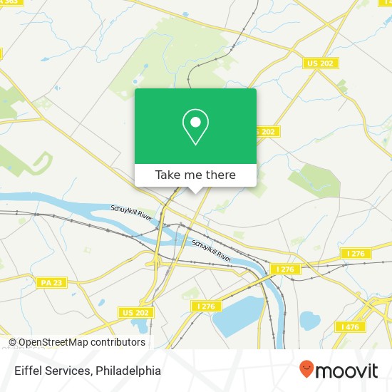 Eiffel Services map