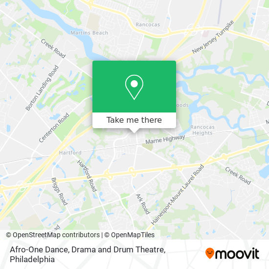 Afro-One Dance, Drama and Drum Theatre map