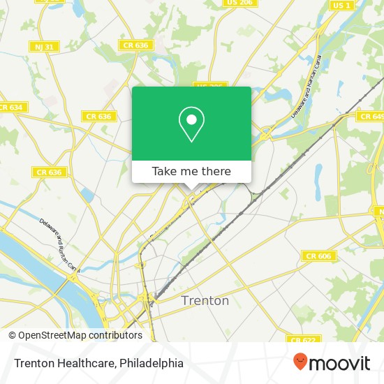 Trenton Healthcare map