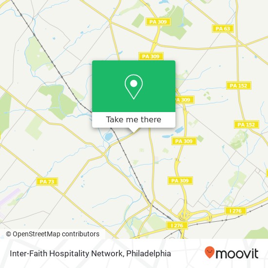 Inter-Faith Hospitality Network map