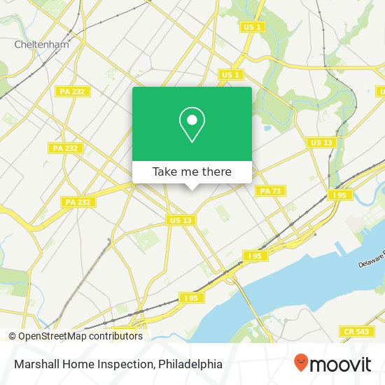 Marshall Home Inspection map