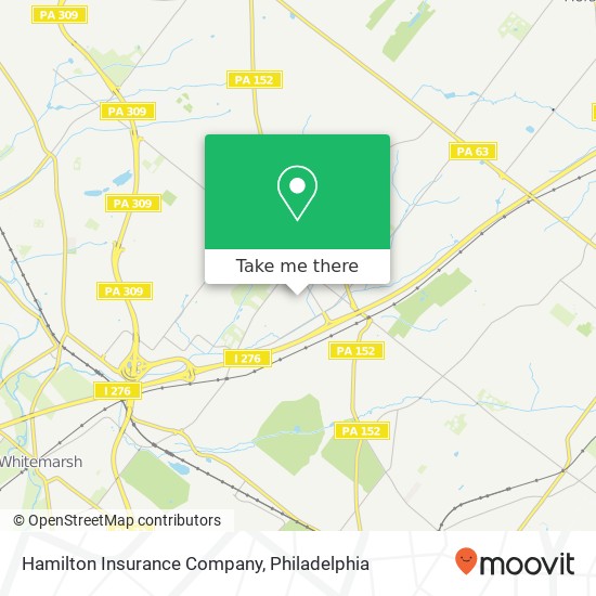 Mapa de Hamilton Insurance Company