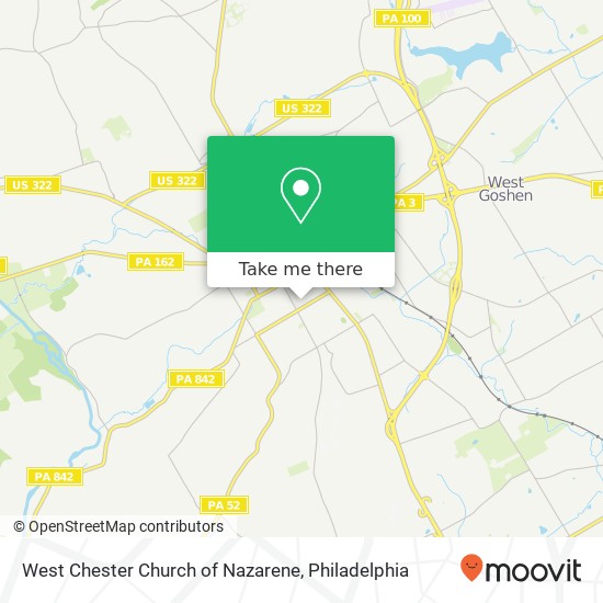 Mapa de West Chester Church of Nazarene