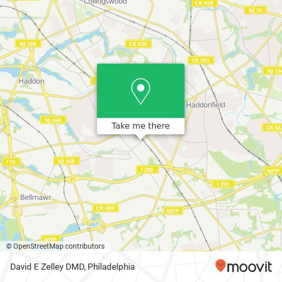 David E Zelley DMD map