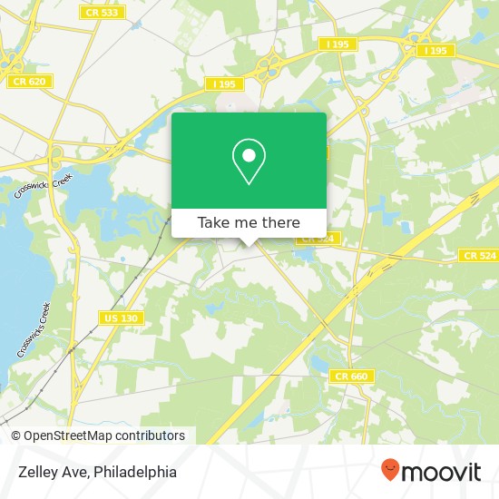 Mapa de Zelley Ave