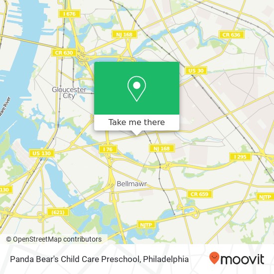 Mapa de Panda Bear's Child Care Preschool